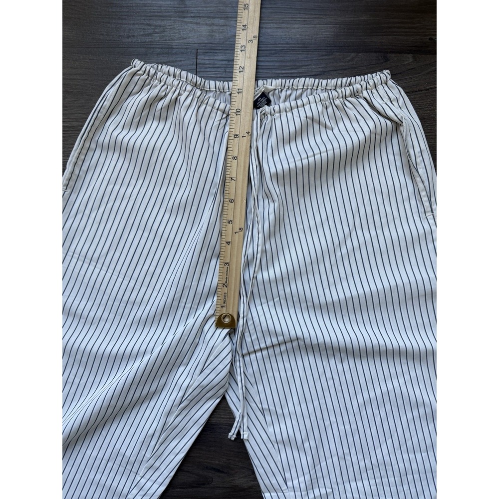 SOLD
Wide Leg PJ Pant Stripe Pockets Y2K Inspired XXS Oversized Cappuccino - Picture 5 of 11